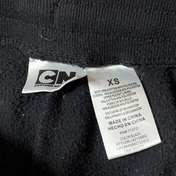 Cartoon Network Black Jogger Sweatpants XS - Picture 3 of 3